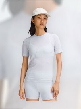 Lululemon Asymmetrical Ribbed
Cotton T-Shirt